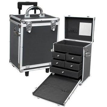 Amazon Com Pro Black Makeup Case With Drawers Style No Ts 98