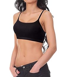 Sujetador acolchado inalámbrico con tirantes para ropa interior femenina