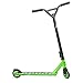 Land-Surfer Stunt Scooter Black with Green trim and Small Skulls