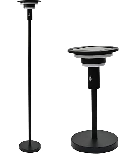 Solar Floor Lamps With Plant Stand 3 Color Temperatures - View #11