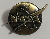 New Bronze Nasa Vector Logo Pin Official Nasa Space Program Limited Edition