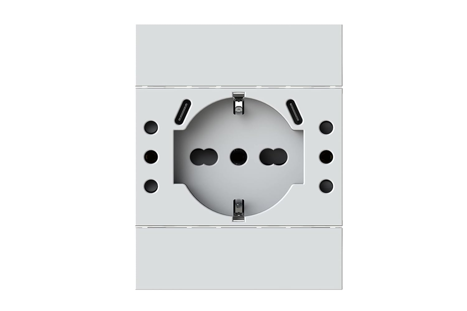 4Box - USB recessed socket P503 compatible with Bticino® LivingNow™ white