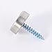 Mellewell 12 PCS Stainless Steel Screw Cover/Cap (Full Metal Construction 3/5
