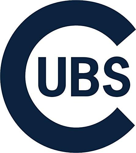 Set of (2) Chicago Classic Cubs Retro Die-Cut 3" Tall Black Vinyl Auto Decal or Laptops, Yeti, Gear.