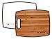 Totally Bamboo Poly-Boo Reversible Bamboo and Poly Cutting Board, 15