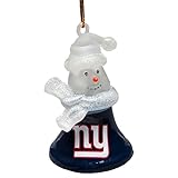 New York Giants - Snowman Bell Ornament