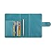 ACdream Passport Holder Cover, Leather Travel Wallet Case, RFID Blocking Document Organizer Protecrtor, with Slots for Credit Cards, Boarding Pass, for Women and Men - Sky BLue