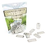 50 - Country Brook Design® 1 1/2 Inch Metal Triglides Slides