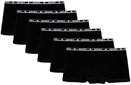 Panmanni Women's Underwear Boxer Sexy Lingerie Brief Panties Boy Short withSPORT Print on Waist