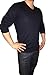 Calvin Klein Men's Extra Fine Merino Wool V-neck Sweater (Medium, Navy)