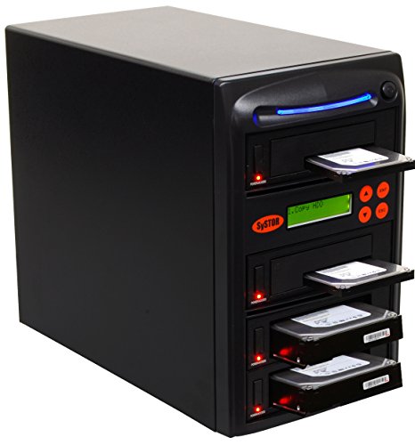 Systor 1:3 HDD/SSD Hard Drive Duplicator - 9GB/Min - Standalone Copier & Eraser/Sanitizer for Multiple SATA 3.5 Disk & 2.5 Solid State Drives - Copy Speeds of up to 150MB/Sec (SYS203HS-DP)