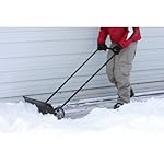 Wheeled Snow Shovel Pusher
