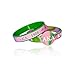 Black Greek Sorority AKA Silicone Bracelet (2 Bracelets per Pack)