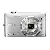 Nikon COOLPIX S3500 20.1 MP Digital Camera with 7x Zoom - Silver (Certified Refurbished)