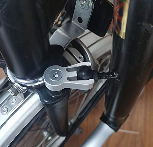 London Craftwork Handlebar Catcher For BROMPTON Head Tube Catch SILVER