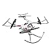 OOTTOO RC Drone, One Home Return 2.4GHz 4CH Quadcopter (UAV) 360 Degree Rolling Waterproof Drones with LED Light 400mAH Bonus Battery Helicopther-White