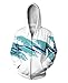 Uideazone Unisex 3D Fashion Graffiti Crewneck Tank Hoodie Sweatshirt Shirt White