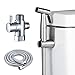 atalawa Bidet Sprayer For Toilet, Handheld Shattaf Bidet Spray for Toilet, Stainless Steel Cloth Diaper Sprayer Kit, Adjustable Water Pressure Bidet Attachment for Washing