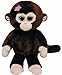 Ty Beanie Babies Petals Monkey with Flower Plush