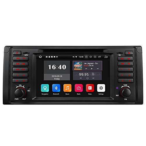 Single Din Car Radio, Eonon in Dash Car Stereo Android 8.0 Octa-Core,4GB RAM 32GB ROM Applicable to 5 Series (E39) Support Fastboot, Steering Wheel Control,WiFi,Backup Cameras-7 Inch-BTGA9201B - Thumbnail 7