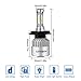 Catinbow H4 (9003, HB2) LED Headlight Bulbs Hi /Lo Beam 7200LM Super Bright COB LED Headlight Bulbs Conversion Kit Plug & Play Automotive Headlamp Bulb 6000K Cool White (2 Pack)