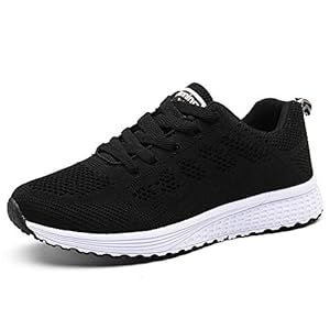 Womens Ladies Trainers Lace-up Fitness Sports Shoes Athletic Running Sneakers