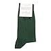 ZAKIRA Finest Combed Cotton Dress Socks in Plain Vivid Colours for Men, Women, 7-12 (US), Green