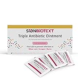 Triple Antibiotic Ointment Maximum Strength Skin Care by Sion Medical. Extra Large Pack Antibacterial Cream in Individual Packets for Cuts, Scrapes, Burns 0.031 oz (0.9g) 144 in Box - First Aid to Go!