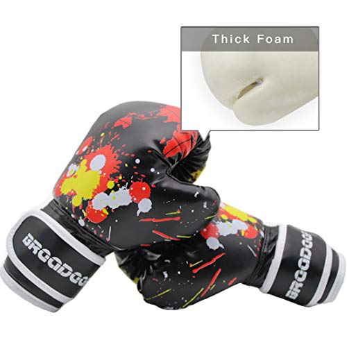 BREADEEP Kids Boxing Gloves, PU Sparring Gloves for Kids Punching Bag Training, Fit 3-10 YR - Thumbnail 3