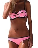 Generic Womens Neoprene Triangle Push-up Beachwear