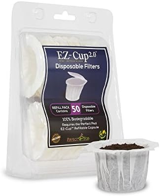 Ezcup Filters By Perfect Pod 10 Pack (500 Filters) Paper Kcup Filters