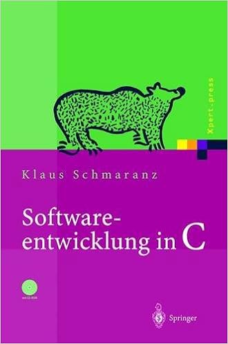 Softwareentwicklung In C Xpert Press Amazon De Schmaranz Klaus Bucher