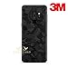 SopiGuard for Samsung S9+ S9 Plus Carbon Fiber Rear Panel Precision Edge-to-Edge Coverage Easy-to-Apply Vinyl Skin Sticker (3M Black Camo, Samsung S9+ Plus)