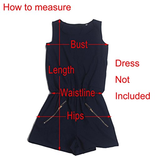 kaifongfu Women Jumpsuit, Sexy Playsuit Bodycon Party Jumpsuit Romper Trousers Clubwear (M, Black) - Thumbnail 7