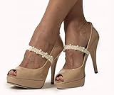 Sassy Strapps Women's Pearls Shoe Straps