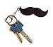 Kikkerland KRL31TC Mustache Keychain with Sound
