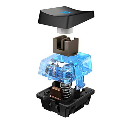 ROCCAT Vulcan 80 - Mechanical Gaming Keyboard, Titan Switches, Durable Design, Anodized Black Aluminum Back Plate