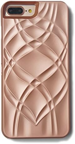 iPhone 7 Plus Case, JHBake Hidden Back Mirror Wallet Case with Stand Feature and Card Holder for Apple iPhone 7Plus,5.5" (Rose Gold)