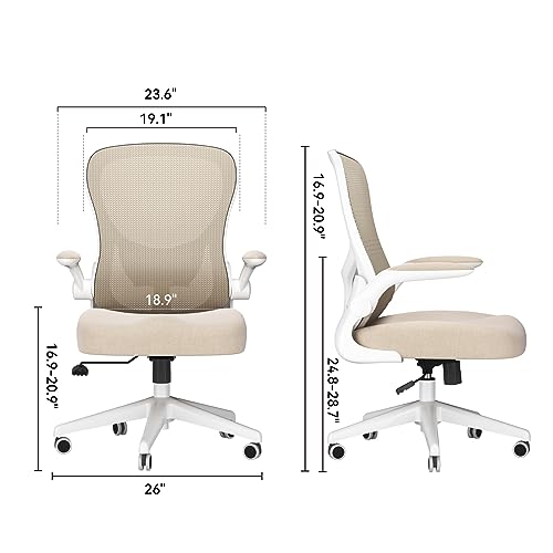 Hbada Office Chair Ergonomic Desk Chair, Office Desk Chairs with PU
