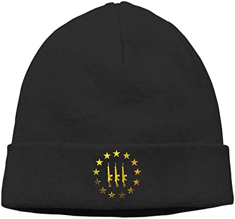 Three Percenters AK47,golden Unisex Casual Fashion Durable Winter Warm Fleece Hat