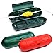 3 Pack Extension Cord Protective Cover Set | Indoor Outdoor Water-Resistant Holder for Holiday String Lights, Plugs and Connectors | Capsule Shaped Protector with Large Compartment