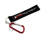 JDM TRD Wrist/Palm Lanyard Cell Holders Keychain Carabiner - Red Hook