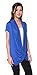 Free to Live Women's Lightweight Short Sleeve Criss Cross Pullover Nursing Top Royal Blue
