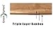 Home Office Bamboo Lap Desk Portable with Pillow Cushion, Fits 17 Inch+ Laptop for School, Work or Gaming, Durable and Patented