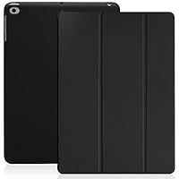 KHOMO iPad 2017 and 2018 9.7 inch Case - Dual Series - Ultra Slim Hard Cover with Auto Sleep Wake Feature - Black