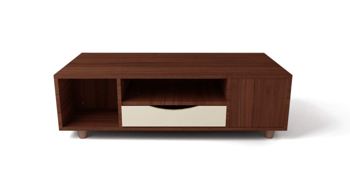 GODREJ INTERIO Meraki Coffee Table (Matte Finish, Brown and Beige