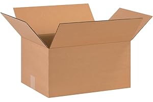 Aviditi Shipping Boxes Medium 16"L x 12"W x 8"H, 25-Pack | Corrugated Cardboard Box for Packing, Moving and Storage
