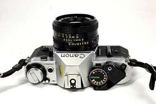 Vintage Canon AE-1 Program 35mm SLR Camera with 50mm 1:1.8 Lens - Canon