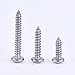 eBoot Wood Screws Stainless Steel Pan Head Screws Phillips Drive Self-Drilling Screws, 3 Sizes, 150 Pieces