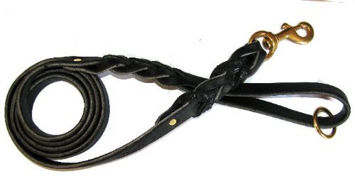 RedLine K9 1-Inch Ultra Leather Leash - Very Soft - Amish Made - Used By the Top Trainers (1-Inch x 4-Foot)
